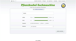 Desktop Screenshot of pflanzkuebel-suchmaschine.de